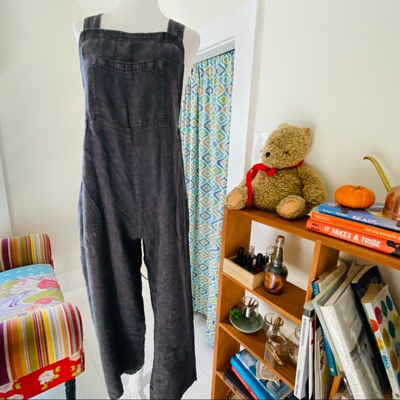 FLAX Linen OVERALLS by Jeanne Engelhart - Picture 4 of 13